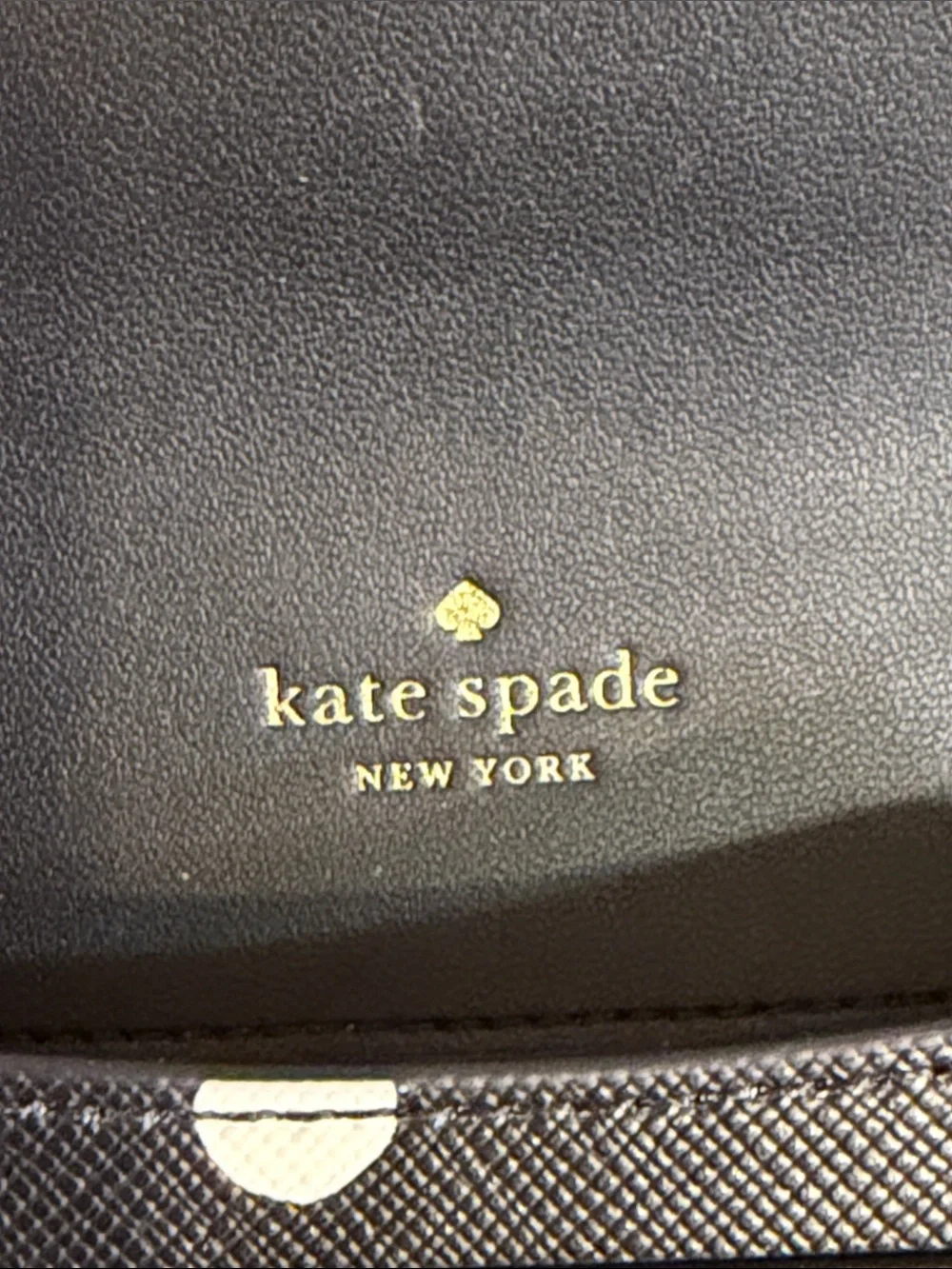 kate spade Black Polka Dot Crossbody phone case